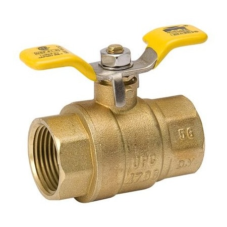 1 BRS FPT T Ball Valve